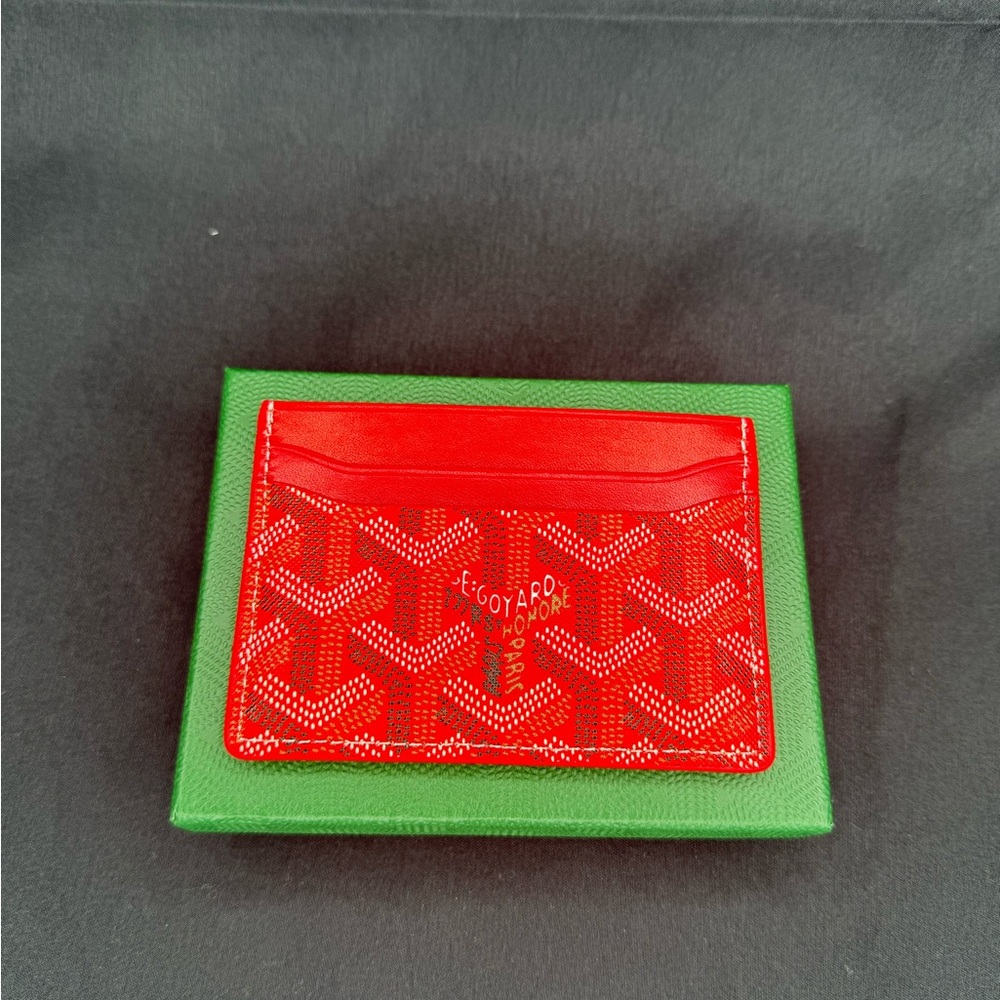 Goyard Red Card Holder